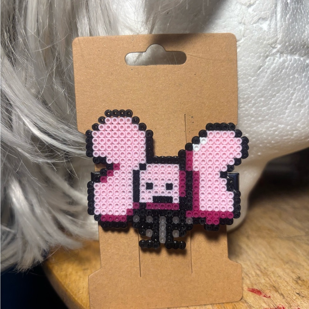 Perler Bead Hair Clip